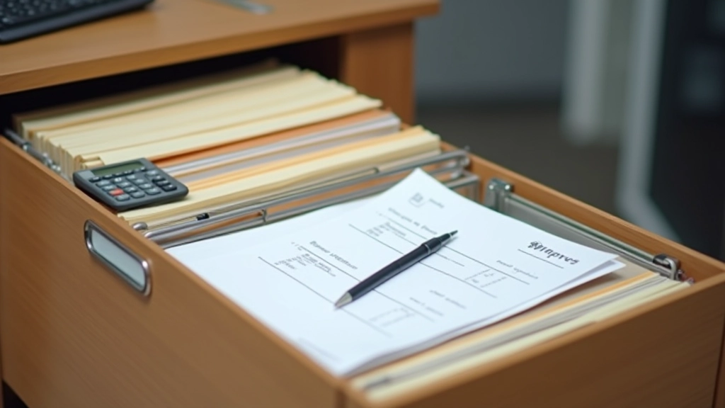 Organized filing system and documented payment policies for systematic collection procedures