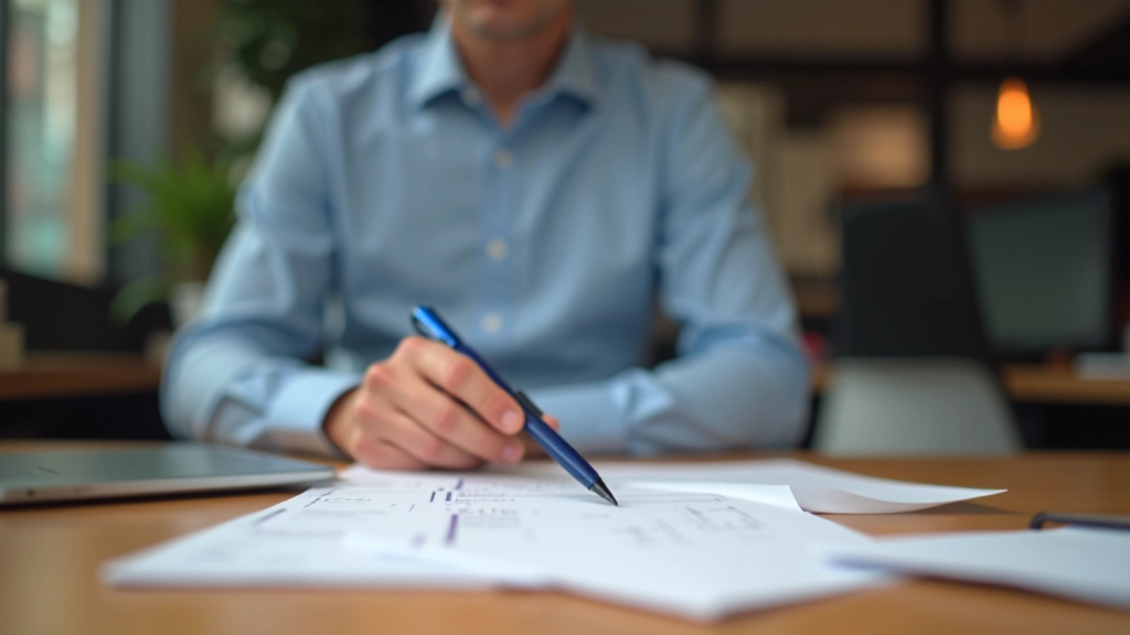 Professional setting up clear payment terms and invoicing policies with contract documentation